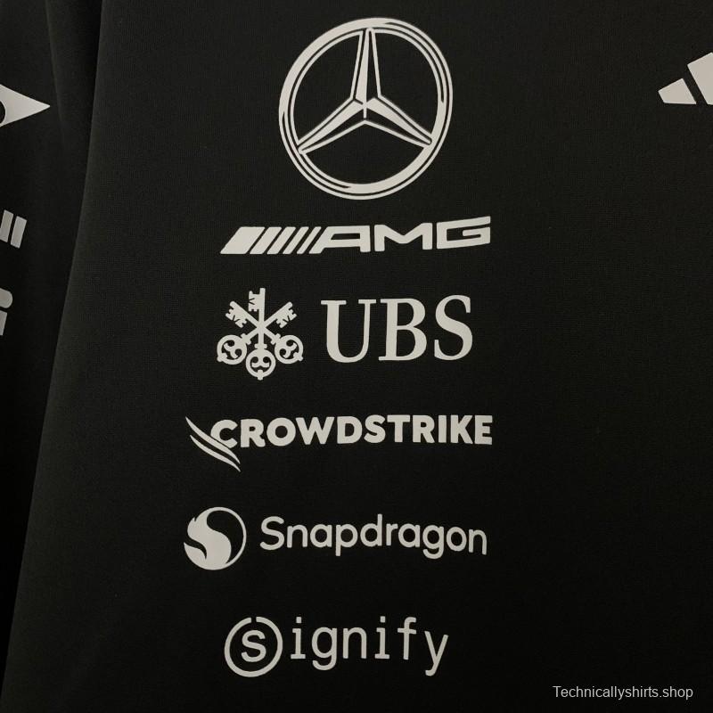 2025 F1 Formula AMG Black Hoodie
