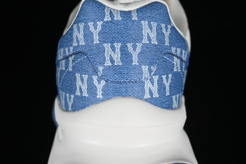 New York Yankees MLB Chunky Runner Denim Monogram Lightweight Casual Sneakers - 3ARNCRD4N50BLS