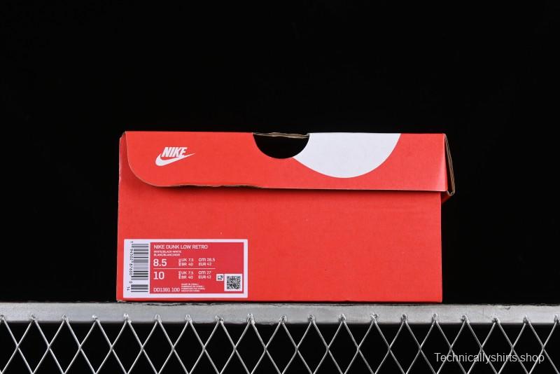 Nike Dunk Low Speed & Fury Distressed Oxidized Metal Punk SB Strap Low-Top Casual Sneakers - DD1391-100