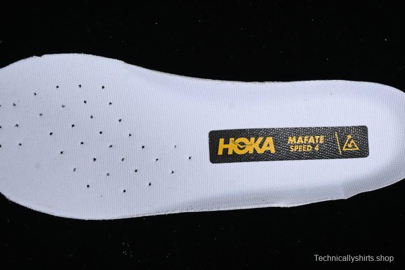 Hoka One One Mafate Speed 4 Low-Cut Professional Trail Running Shoes - 1138472 BKML