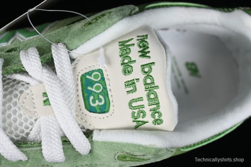 New Balance Made In USA M993 Series Classic Retro Running Shoes - U993WG