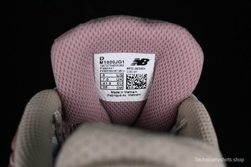 New Balance 1000 Series Retro Dad Style Low-Top Casual Running Shoes - M1000JG1