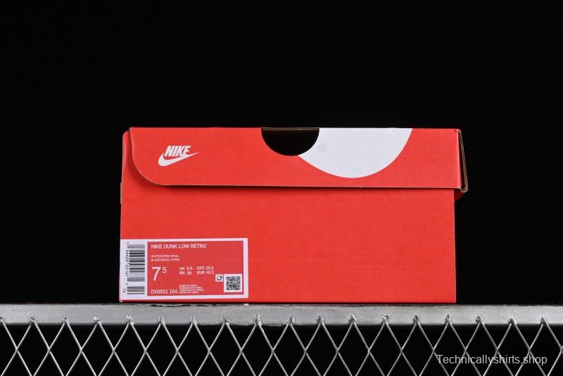 Nike Dunk Low Graffiti Deconstructed Style Casual Diary Gradient Splatter Letter SB Strap Low-Top Skate Shoes - DV0831-104