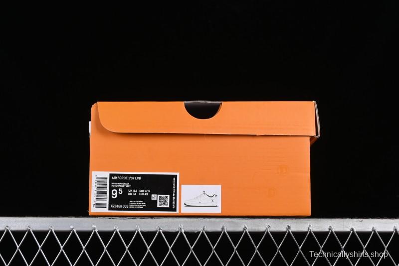 Nike Air Force 1 '07 Low LV Collaboration - Beige Green Double Swoosh Casual Sneakers - XZ6188-003