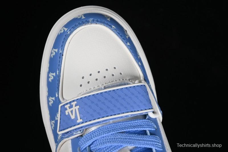 MLB NY Yankees Chunky Liner Lightweight Platform Sneakers with 6cm Height Increase - 3ASXLM13N07CBL