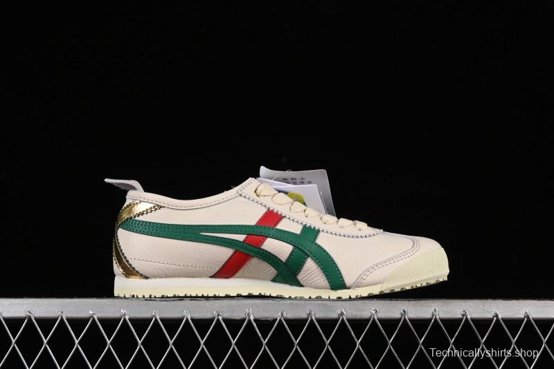 Onitsuka Tiger Mexico 66 Low-Top Leather Sneakers for Casual Running - 1183B511-200