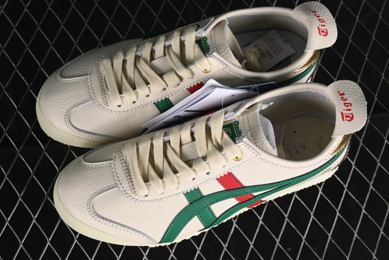 Onitsuka Tiger Mexico 66 Low-Top Leather Sneakers for Casual Running - 1183B511-200
