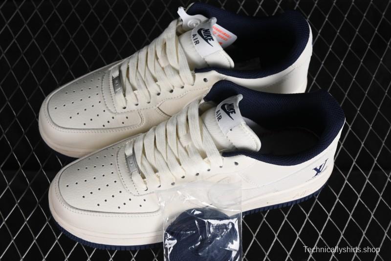 Nike Air Force 1 '07 Low LV Collaboration - Off White Double Swoosh Casual Sneakers - XZ6188-002