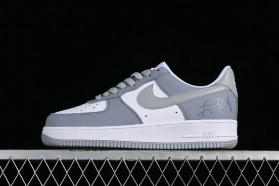 Nike Air Force 1 '07 Low Casual Sneakers with Full-Length Air Cushion - FJ4146-111