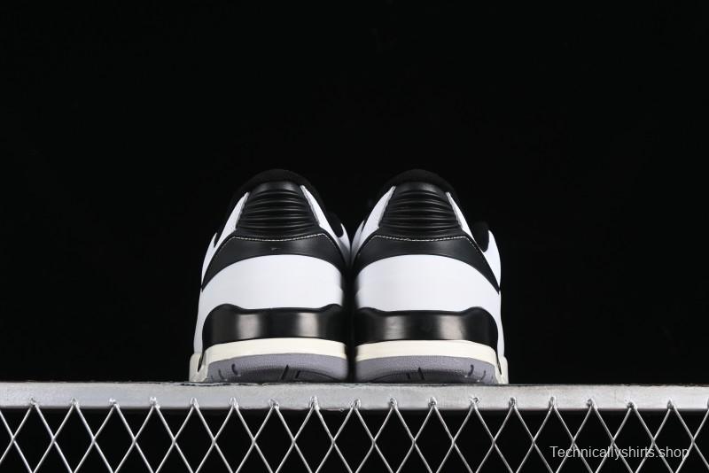 Nike Air Jordan 2/3 Retro Low Top Basketball Shoes in White/Black/Sail/Cement Grey - FD0383-100