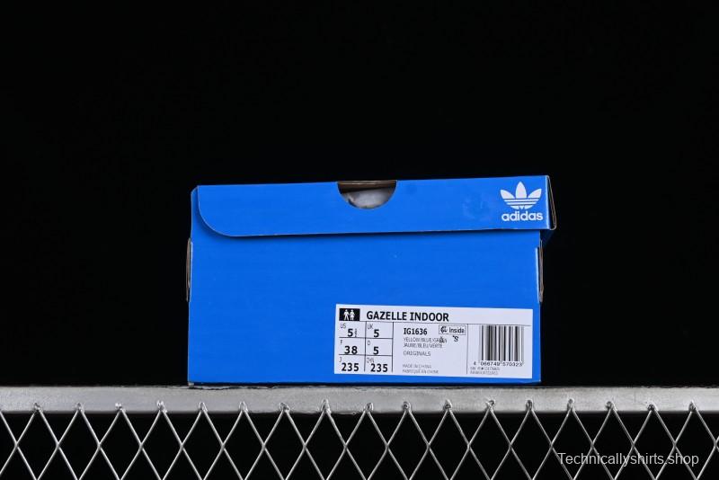 Adidas Originals Gazelle Indoor IG1636 Retro Casual Slip-Resistant Low-Top Sneakers - IG1636