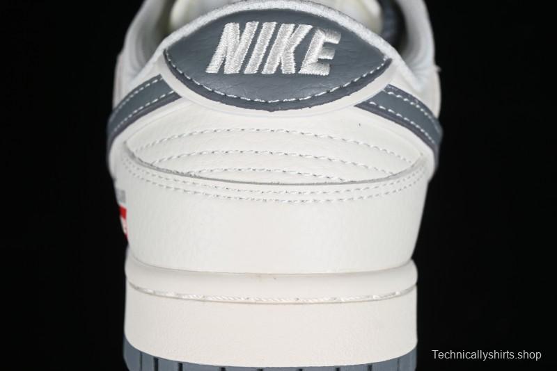 Nike SB Dunk Low Supreme Stone Island Collaboration - Beige Grey Starry Sky Anniversary High-End Custom Low-Top Casual Skate Shoes - BB9866-002