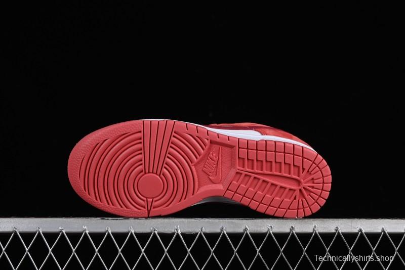 Nike SB Dunk Low Retro Valentine's Day 2024 White Rose Red Skateboarding Shoes - FQ7056-100