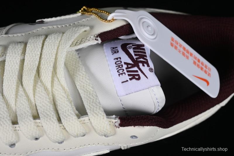 Nike Air Force 1'07 Low "MUD" Casual Sneakers with Bamboo Forest and Wandering Swordsman Print - XC2351-110