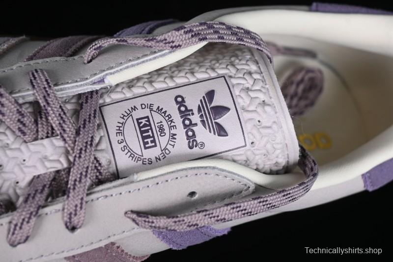 Adidas Originals Gazelle Indoor Kith Retro Casual Slip-Resistant Wear-Resistant Low-Top Sneakers - IH0120