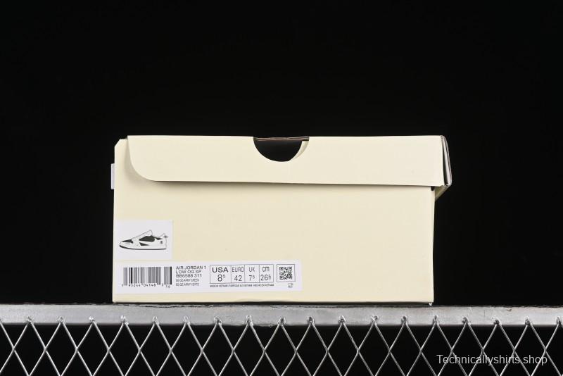 Nike Travis Scott x Fragment Design x Air Jordan 1 Low OG SP AJ1 Cultural Casual Sneakers - BB6588-311