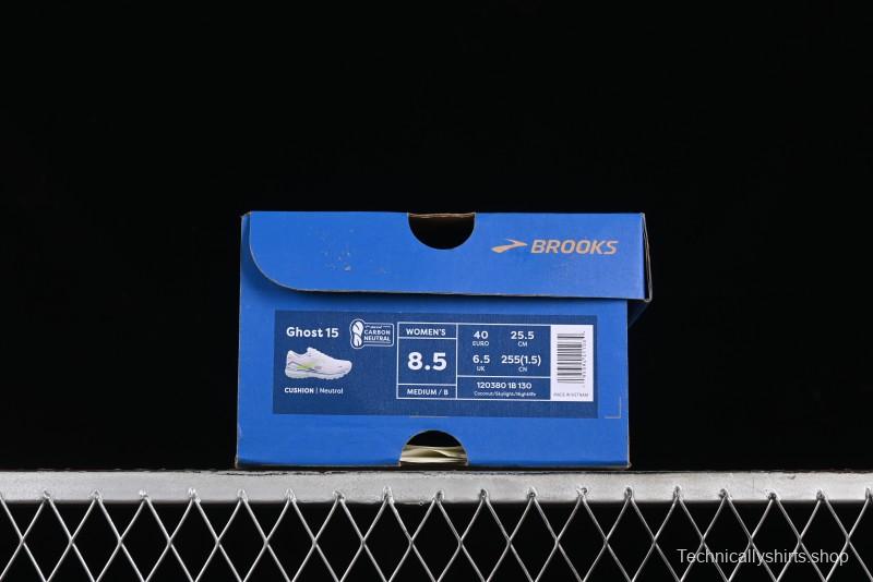 Brooks Ghost 15 Low-Cut Breathable Cushioned Support Running Shoes - 1203801B130