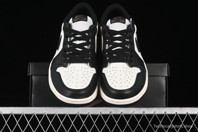 Nike Air Jordan 1 Low AJ1 Retro Basketball Shoes with Mocha Suede Accents - CZ0790-102