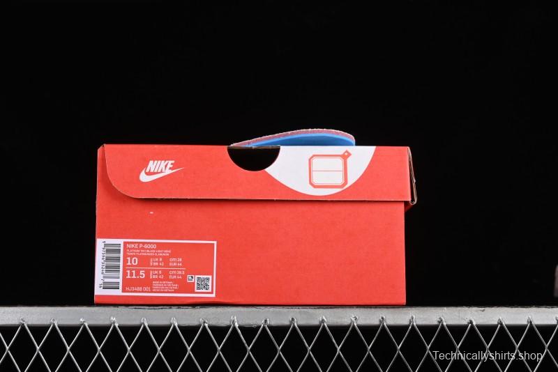 Nike P-6000 PRM Retro Casual Sneakers with Lightweight Design - HJ3488-001