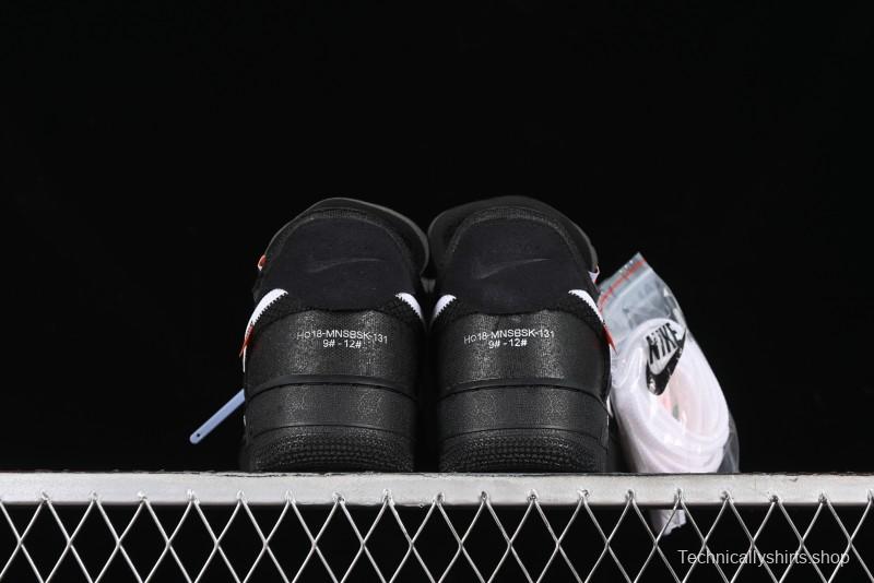 Nike Off White x Air Force 1 Low OW Transparent Black - AO4606-001