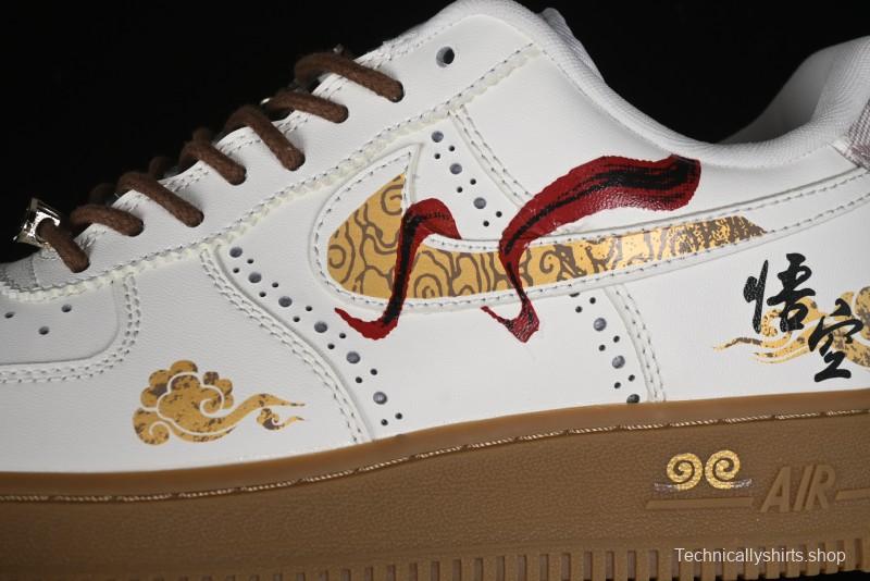 Nike Air Force 1 '07 Low "Open Cirrus" Black Myth Wukong Theme Casual Sneakers - FV3700-211