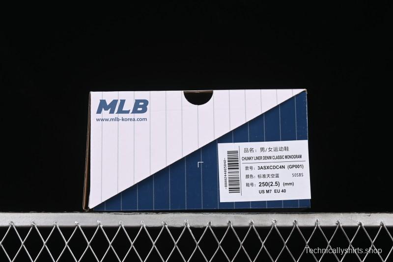 New York Yankees MLB Bigball Chunky Embo Monogram Platform Sandals - 3ASXCDC4N50SBS