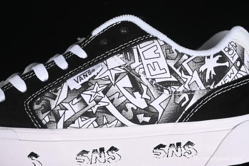 Vans Classics Knu Skool Retro Skate Shoes with Enlarged Toe and Thickened Tongue - VN000CZWBHJ