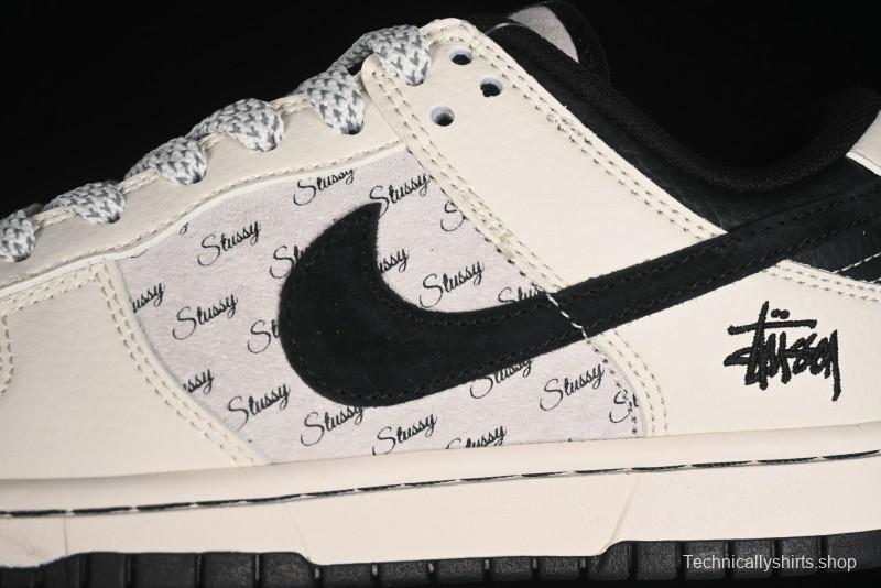 Nike SB Dunk Low Stussy Collaboration - Anniversary High-End Custom Low-Top Casual Sneakers - XY1688-016