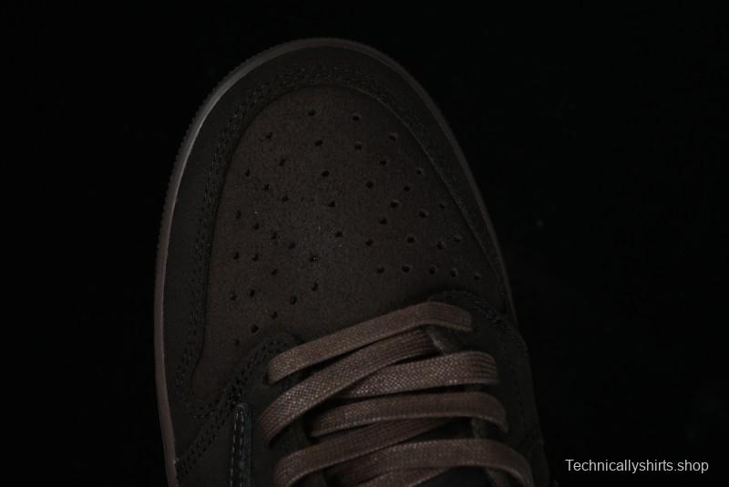 Nike Travis Scott x Air Jordan 1 Low OG AJ1 Collaboration Reverse Swoosh Sneakers - DM7866-202