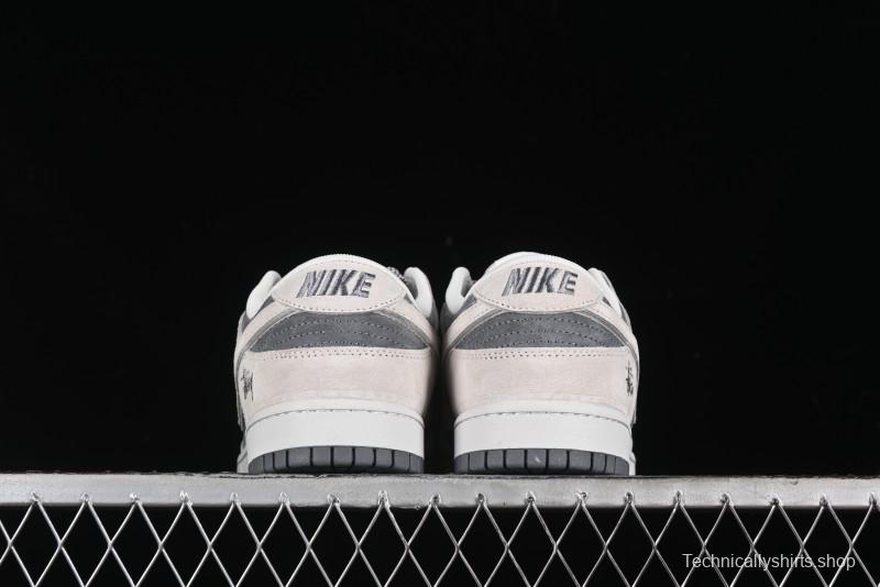 Nike SB Dunk Low Stussy Anniversary Edition Premium Custom Low-Top Casual Sneakers - XX2025-578