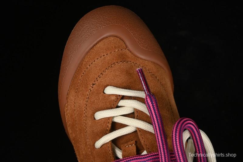 Alexander McQueen Flexion Retro Sneakers in Brown/Suede with Anatomical Design - 2024s