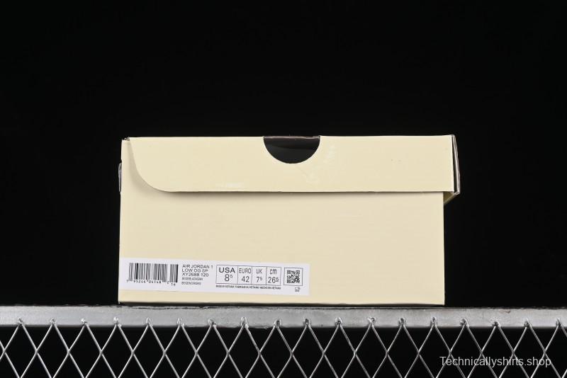 Nike Travis Scott x Fragment Design x Air Jordan 1 Low OG SP AJ1 Supreme Collaboration - XY2688-120