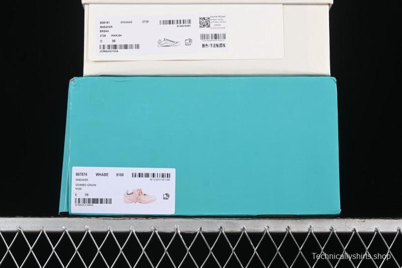 Alexander McQueen Flexion Retro Sneakers in Pink with Anatomical Design and Split Sole - 2024s