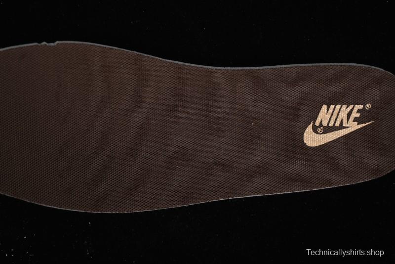 Nike SB Dunk Low SUP Collaboration - Distressed Black Swoosh Anniversary Custom Low-Top Skate Shoes - MM1089-021