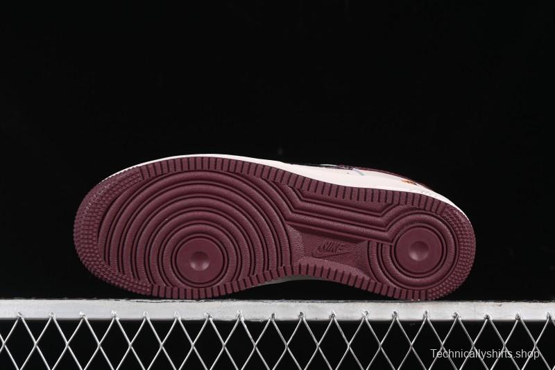 Nike Air Force 1'07 Low "Pumpkin Head" Halloween Themed Casual Sneakers - XL2321-888