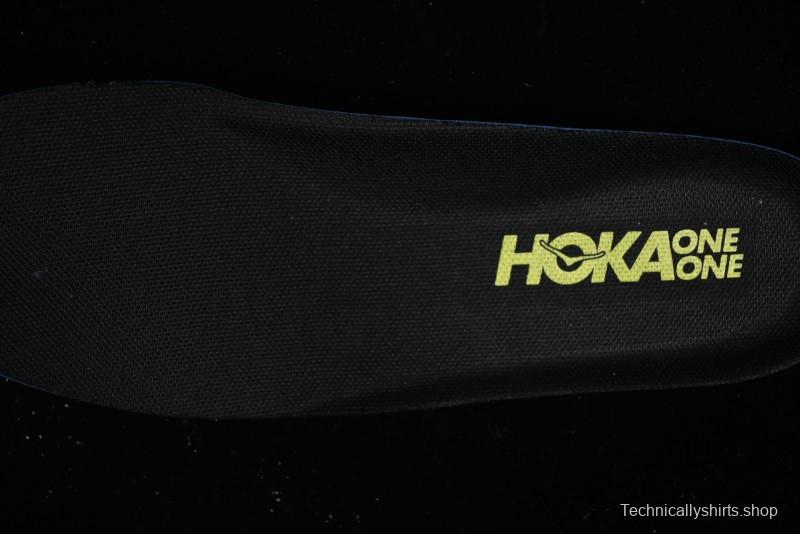 Hoka Mafate Three 2 Ultra-Lightweight Cushioned Trail Running Shoes with Vibram Outsole - 1141572 BHK