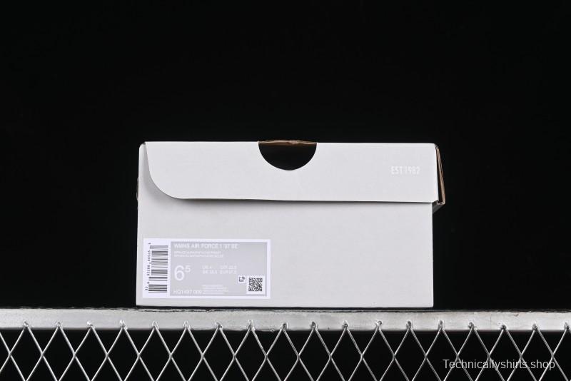 Nike Air Force 1 '07 Low Casual Sneakers with Full-Length Air Cushion - HQ1497-099