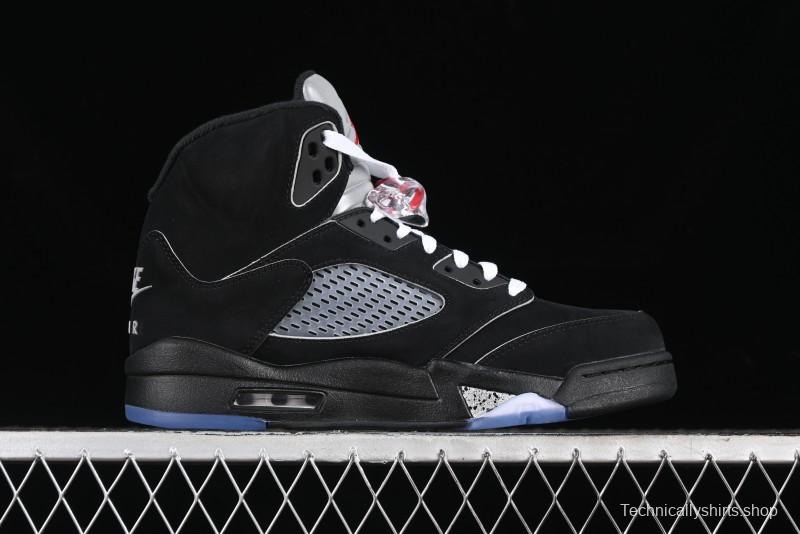 Nike Air Jordan 5 Retro Black Metallic Reimagined Basketball Shoes - HF3975-001
