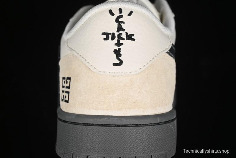 Nike Travis Scott x Fragment Design x Air Jordan 1 Low OG SP AJ1 Low Top Casual Sneakers - CF3688-030