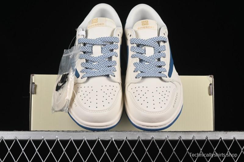 Nike Travis Scott x Fragment Design x Air Jordan 1 Low OG SP AJ1 Retro Casual Sneakers - CF3688-025