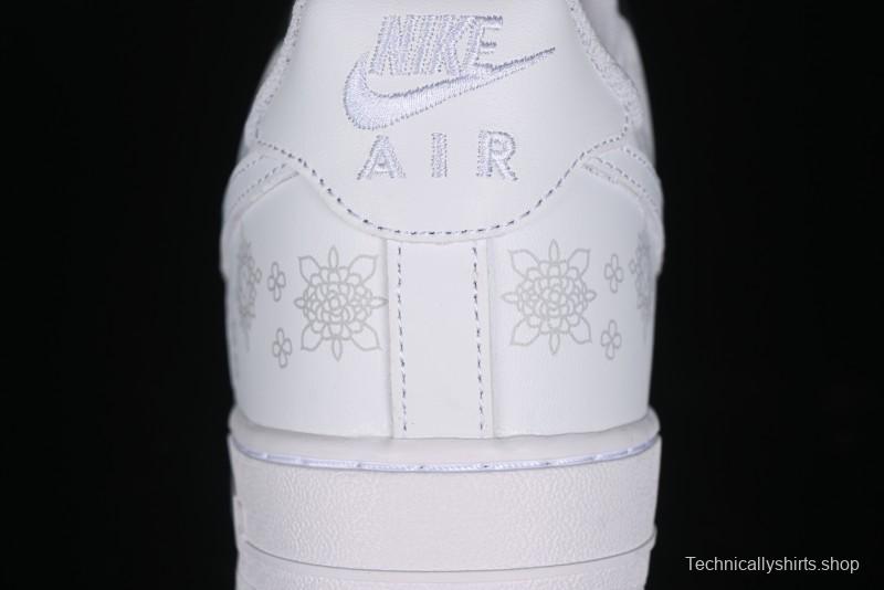 Nike Air Force 1 '07 Low Black Silk Chinese Style Casual Sneakers - ZH0316-036