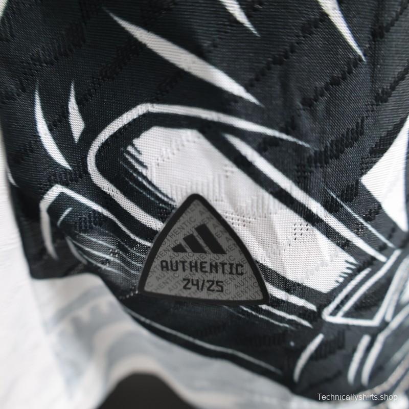 Player Version 2025 Japan White with Samurai & Cherry Blossom Jersey