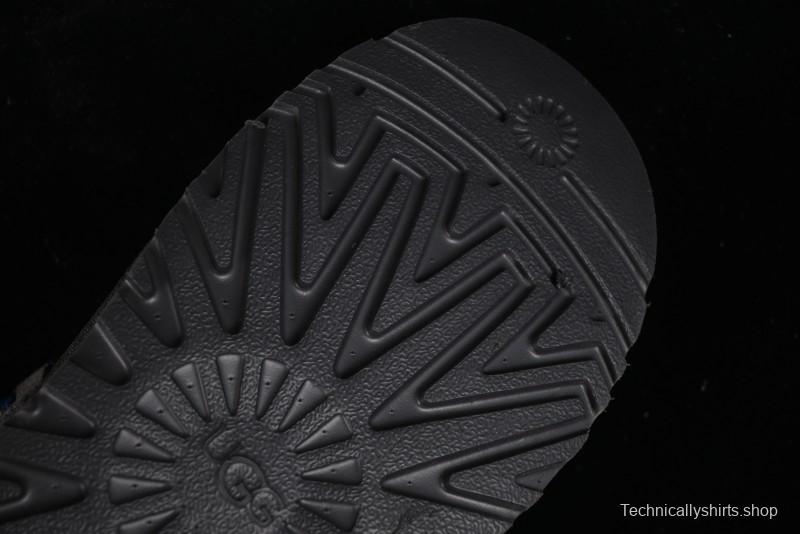 UGG Classic Mini II Fur Lace-Up Platform Mini Boots with Treadlite Outsole - 1143954