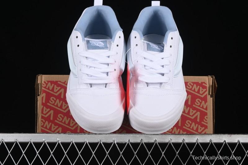 Vans Classics Knu Skool Full Grain Leather White Bread Sneakers - VN0009QCDSB