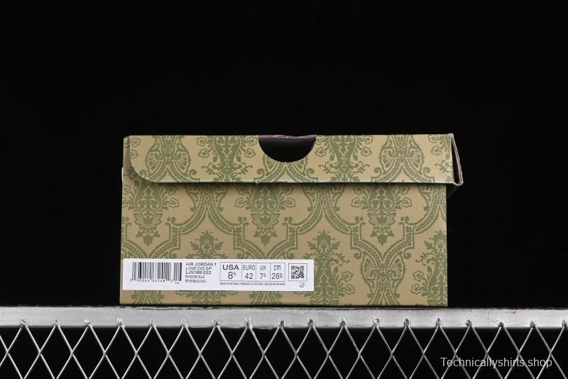 Nike Travis Scott x Fragment Design x Air Jordan 1 Low OG SP AJ1 Retro Sneakers - LJ5188-022