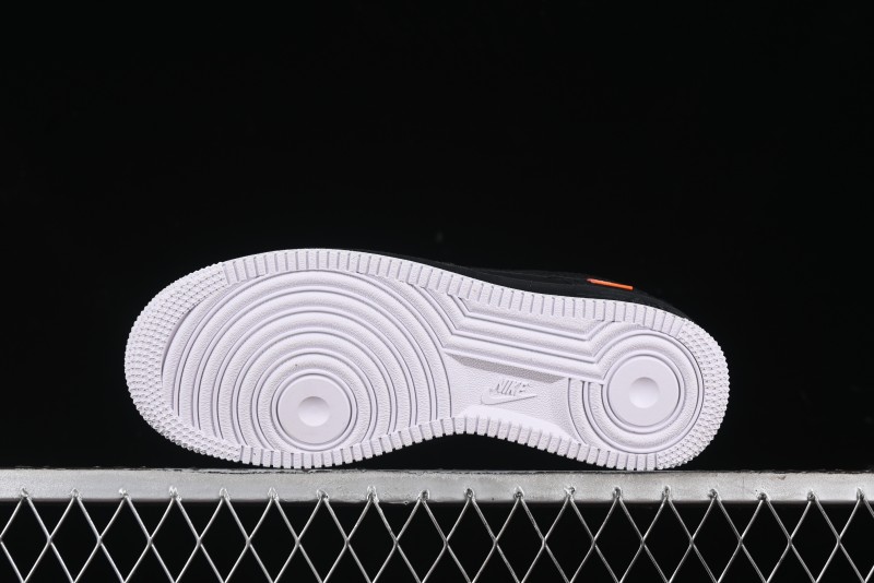Nike Air Force 1 '07 Low Gucci Bear Collaboration - Midnight Black Low-Top Casual Sneakers - KK1988-007
