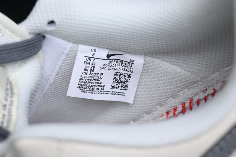 Nike Air Force 1 '07 Low The North Face x COMME des GARÇONS Light Grey Casual Sneakers - DM6688-002