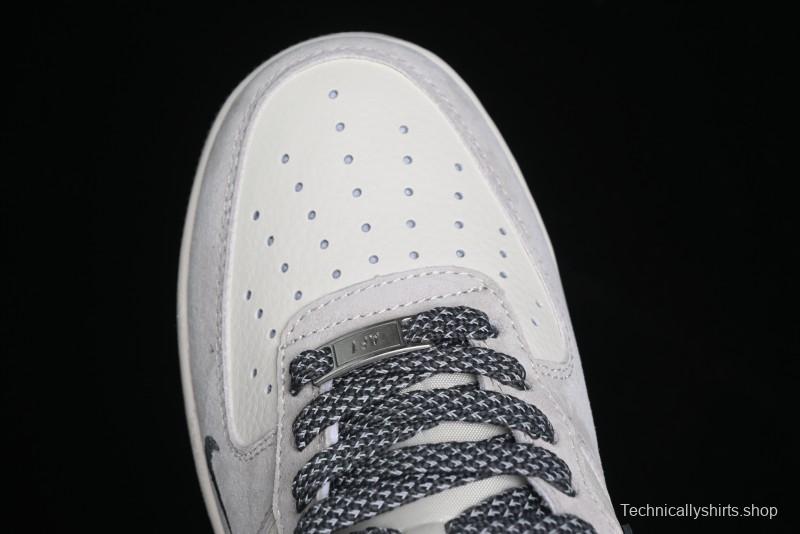 Nike Air Force 1 '07 Low Supreme The North Face Collaboration - Grey Black Red Logo - XZ6188-112