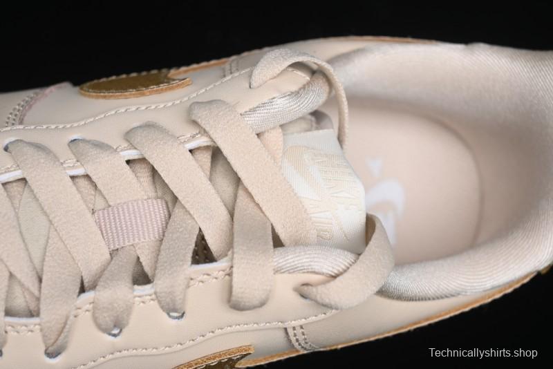 Nike Air Force 1 '07 Low Top Sneakers with Full-Grain Leather and Air Cushion - DQ7569-102