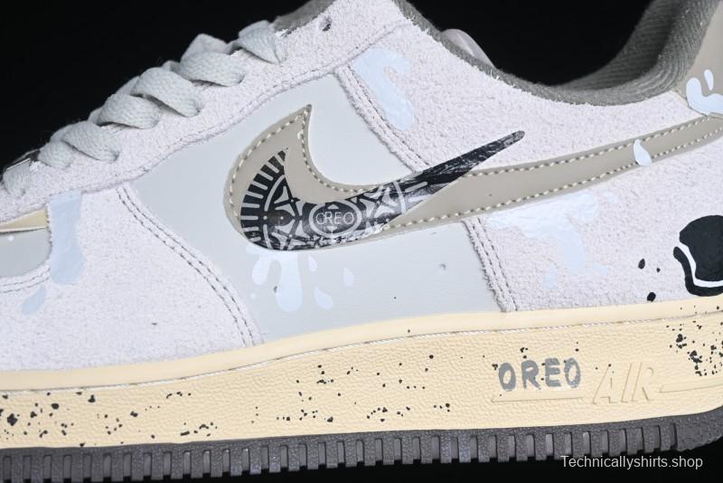 Nike Air Force 1 '07 Low Milk Cookie Custom Low-Top Casual Sneakers for Autumn Winter - KL1210-111